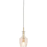 It's About Romi Glazen hanglamp Brussels HS, dimbaar, messing / goud, Woon-/ Eetkamer, Glas, Design, hanglamp