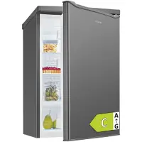 Bomann VS 7258 inox-look 55cm C 133L Koelkast Energielabel: C (A - G) 126 l Staand mogelijk
