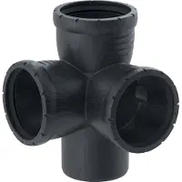 Geberit Silent-Pro Hoekstuk 87,5°, DN 90 / 90 / 90, 393.459.14.1