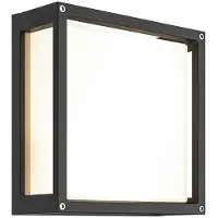 LUCANDE Buitenverlichting , Aurelien, dimbare, Zwart, Terras, Metaal, Modern