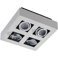 Arcchio Plafondlamp , VINCE, dimbare, Wit, Gang / Hal, Aluminium, Modern