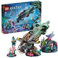 LEGO Avatar: The Way of Water Mako Onderzeeër 75577 Bouwset, Onderwater Set met Vissen en Rog Figuren