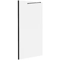 Vente-unique Inloopdouchewand - Matzwart - 6 mm glas - 140 x 200 cm - DAREN