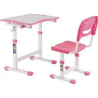 Vdd Bureau met bureaustoel meisje - tekentafel - ergonomisch in hoogte verstelbaar