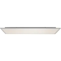 LINDBY LED-paneel Zento, dimbaar, alu / grijs / zink, Keuken, Kunststof, Modern, LED paneel