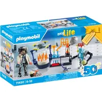 Playmobil My life 71450 onderzoekers met robot