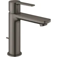 GROHE Wastafelmengkraan lineare new s-size m/waste hard graphite geborsteld