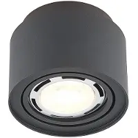 Arcchio Plafondlamp , Walisa, dimbare, Zwart, Woonkamer, Aluminium, Modern