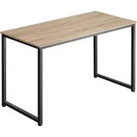 TecTake – bureau tafel Flint 140 cm – industrieel – lichtbruin - 404468