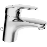Hansa Mix wastafelkraan uitl 141mm z/afv.garn m/kett chroom, chroom