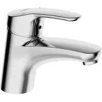 Hansa Mix wastafelkraan uitl 141mm zo/afvoergarn chroom, chroom