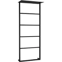 Sapho SKA handdoekrek 45x118cm zwart mat