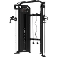 Tunturi Platinum Functional Trainer - Fitness apparaat - Train alle spiergroepen - Homegym met 200 kg gewichtstapel - Selectorized - V-series