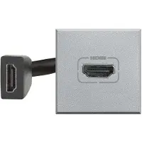 Legrand HC4284 HDMI Axolute Aluminium 1 stuk(s)