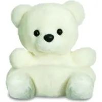 Aurora Palm Pals Knuffel ijsbeer 13 cm pluche wit