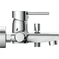 Schutte Atlanta Badkraan - Mengkraan - 150 mm Hartafstand - Chroom