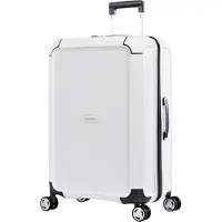 Eminent Aegis 4 wielen Trolley M 61 cm met uitbreidingsplooi wit