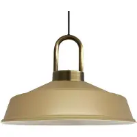 Bamyum Asletl-Lock Hanglamp Industrieel van Metaal Ø40 cm, Vintage Hanglamp, E27, Bnej Lamppendel