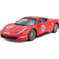 Bburago Ferrari 458 Challenge Nº5 1:24 Car Rood Kinderen