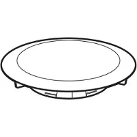 Geberit Afvoerrooster DWA d90 wit 150265