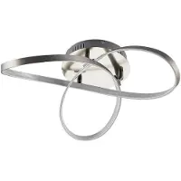 LINDBY Plafondlamp , Saliha, dimbare, Metallic, Woonkamer, Aluminium, Modern