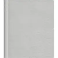 vidaXL Balkonscherm 120x700 cm 100% oxford polyester lichtgrijs