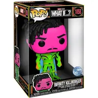 Funko POP! Funko What If...? - Super Sized POP! Infinity Killmonger (Blacklight) 25 cm Verzamelfiguur - Multicolours