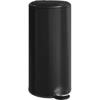 4Goodz Pedaalemmer 30 ltr met softclose-deksel - binnenemmer - Zwart
