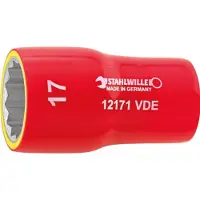 Stahlwille 12171 VDE-9 02380009 Dubbel zeskant Dopsleutelinzetstuk 9 mm 3/8 (10 mm)