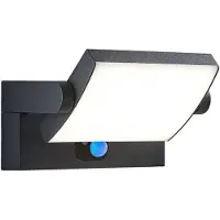 LINDBY Buitenverlichting , Sherin, Zwart, Balkon, Aluminium, Modern