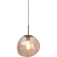 It´s about RoMi Glazen hanglamp Helsinki, dimbaar, crème / amber, Keuken, Glas, Modern, hanglamp