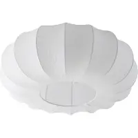 LINDBY Plafondlamp , Helin, dimbare, Wit, Woonkamer, Stof, Scandinavisch