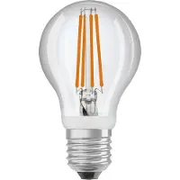 Osram Star+ LED lamp met bewegingssensor, E27-basis Filament optiek ,Warm wit (27-K), 8-6 Lumen, substituut voor 6-W-verlichtingsmiddel niet-dimbaar, 1-Pak