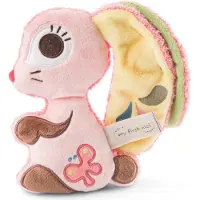 Nici knuffeldier konijn 2D Hopsalie 18 cm pluche roze