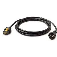 Schneider Electric - Voedingskabel - IEC 60320 C19 naar CEE 7/7 (M) - 240 Volt wisselstroom V - 16 A - 3 m - zwart - voor P/N: SMX3000RMHV2UNC