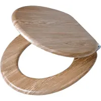 Tiger WC-bril Tiger Steigerhout SlowClose Bruin