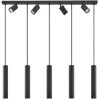 LINDBY Hanglampe , Sanad, dimbare, Zwart, Woonkamer, Metaal, Modern