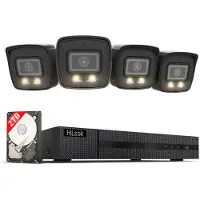 HiLook IK28P-480B IP-Bewakingscameraset LAN, Kabelgebonden, Digitaal, Patchkabel