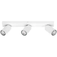 Osram plafondspot OCTAGON, wit, 3-lamps, GU10-LED 927 dimbaar, wit / opaal, Woon-/ Eetkamer, metaal, Modern