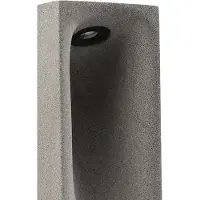 Faro Sokkellamp buiten Grot, alu / grijs / zink, Beton, Modern, LED buitenlamp