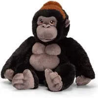 Keel Toys Kinder knuffels gorilla aap van 20 cm - Knuffeldier