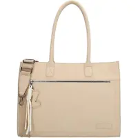 Zebra trends Rosalyn Shopper - 15" laptopvak - beige