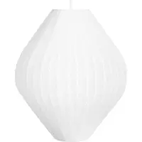 Beliani ALME - Hanglamp - Wit - Stof