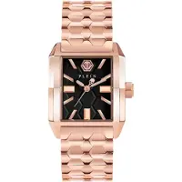 Philipp Plein Watches Analoog horloge 'Offshore' rose-goud / zwart