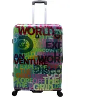 Discovery Explore The World Harde Reiskoffer / Trolley 77 cm (Large) - Bedrukt / Large