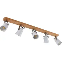 LINDBY Plafondlamp , Blana, dimbare, Hout, Woonkamer, Hout, Scandinavisch