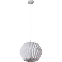 Osram Hanglamp Decor Paper Gem, dimbaar, wit / opaal, Woon-/ Eetkamer, Papier, hanglamp