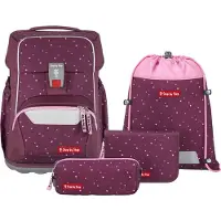 Step by step Basis Schooltas set 4-delig roze