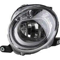 Johns , koplamp geschikt voor Fiat 500 (312), bouwjaar 10/07-06/15, H7, linkerzijde (kant bestuurder)