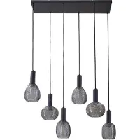 LINDBY Hanglampe , Tolli, dimbare, Grijs, Woonkamer, Glas, Modern